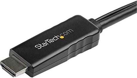 StarTech.com 6ft (2m) HDMI to DisplayPort Cable 4K 30Hz - Active HDMI 1.4 to DP 1.2 Adapter Converter Cable with Audio - USB Powered - Mac &amp; Windows - HDMI Laptop to DP Monitor - Male/Male (HD2DPMM6)