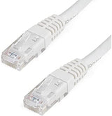 StarTech.com 3ft CAT6 Ethernet Cable - White CAT 6 Gigabit Ethernet Wire -650MHz 100W PoE++ RJ45 UTP Molded Category 6 Network/Patch Cord w/Strain Relief/Fluke Tested UL/TIA Certified (C6PATCH3WH) White 3 ft / 0.9 m 1 Pack