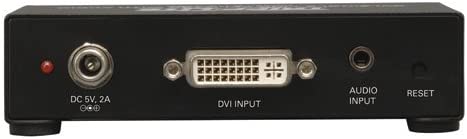 Tripp Lite 2-Port DVI Splitter with Audio and Signal Booster, Single Link 1920x1200 at 60Hz / 1080p (DVI F/2xF)(B116-002A) 2 Port DVI