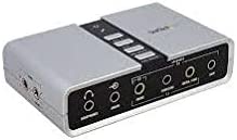 StarTech ICUSBAUDIO7D 7.1 USB Audio Adapter External Sound Card Retail
