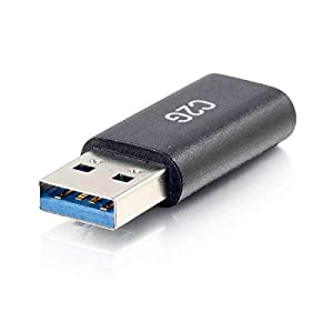 C2g/ cables to go C2G USB-C Female to USB-A Male SuperSpeed USB 5Gbps Adapter Converter USB C Female to USB A Male Adapter Black