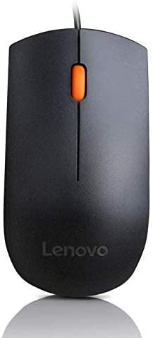 Lenovo 300 USB Combo, Full-Size Wired Keyboard &amp; Mouse, Ergonomic, Left or Right Hand Mouse, Optical Mouse, GX30M39606, Black Keyboard + Mouse Black