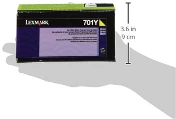 Lexmark 70C10Y0 Yellow Return Program Toner