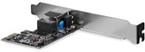 StarTech 1 Port PCI-Express Gigabit Network Server Adapter with Realtek Chip NIC Card - Dual Profile (ST1000SPEX2) Gigabit Ethernet (1000 Mbps) PCI Express