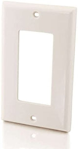 C2g/ cables to go C2G / Cables To Go 03725 Decorative Compatible Cutout Single Gang Wall Plate