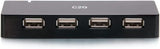 C2g/ cables to go 4-Port USB-A Hub with 5V 2A Power Supply