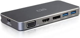 C2g/ cables to go C2G USB C MST Docking Station with HDMI, DP, VGA, 65W Power Delivery- 4K - for Notebook/Tablet/Smar