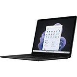 Microsoft Surface Laptop 5 13.5" Touchscreen Notebook - 2256 x 1504 - Intel Core i5 12th Gen i5-1245U - Intel Evo Platform - 8 GB Total RAM - 256 GB SSD - Matte Black - Intel Chip - Windows 11 Pr