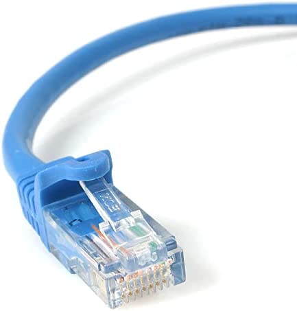 StarTech.com Cat5e Ethernet Cable20 ft - Blue - Patch Cable - Snagless Cat5e Cable - Network Cable - Ethernet Cord - Cat 5e Cable - 20ft (RJ45PATCH20) 20 ft / 6m Blue