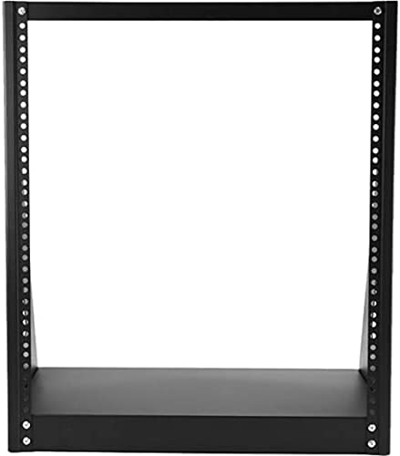 StarTech.com 12U Heavy Duty 2 Post Open Frame Network Rack - 350lbs - 19" Free Standing Desktop Rack for Computer, AV, Media, IT Equipment (2POSTRACK12) 12U 12u Rack