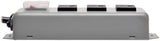 Tripp Lite 3 Outlet Waber Industrial Power Strip, 6ft Cord with 5-15P Plug (3SP),Gray 3 Outlet, 6ft Cord Power Strip