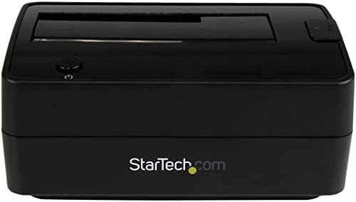 StarTech.com Single Bay USB 3.1 / eSATA to SATA Hard Drive Docking Station, USB 3.1 (10 Gbps) Hard Drive Dock, External 2.5/3.5" SATA III HDD/SSD Top-Loading Hard Drive Bay (SDOCKU313E) 2.5/3.5" SATA Drive USB 3.1 (10 Gbps)/eSATA