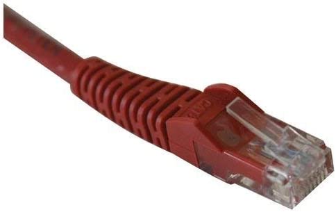 Tripp Lite (N201-002-RD) 10-Pack Red 2-Ft Cat6 RJ45 Male to RJ45 Male Gigabit Patch Network Cable