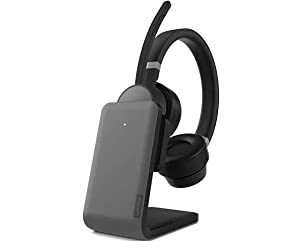 Lenovo Go Wireless ANC Headset - Stereo - USB Type C - Wired/Wireless - Bluetooth - 98.4 ft - 32 Ohm - 20 Hz - 20 kHz - On-ear - Binaural - Ear-cup - 4.27 ft Cable - Noise Cancelling Microphone - Nois