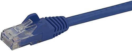 StarTech.com 9ft CAT6 Ethernet Cable - Blue CAT 6 Gigabit Ethernet Wire -650MHz 100W PoE RJ45 UTP Network/Patch Cord Snagless w/Strain Relief Fluke Tested/Wiring is UL Certified/TIA (N6PATCH9BL) Blue 9 ft / 2.74 m 1 Pack