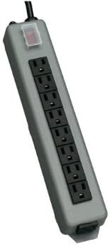 Tripp Lite UL17CB-15 Waber Power Strip 120V 5-15R 9 Outlet Metal 15-Feet Cord 5-15P 9 Outlet, 15ft Cord