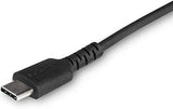 StarTech.com 3 Foot (1m) Durable Black USB-C to Lightning Cable - Heavy Duty Rugged Aramid Fiber USB Type A to Lightning Charger/Sync Power Cord - Apple MFi Certified iPad/iPhone 12 (RUSBCLTMM1MB) Black 1m
