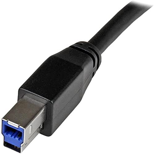 StarTech.com 30ft USB 3.0 USB-A to USB-B Cable - M/M - Active - USB Type-A to USB Type-B Cable - USB 3.1 Gen 1 (5 Gbps) Cable (USB3SAB10M)