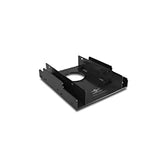 Vantec Dual HDD/SSD Bracket (Plastic) for 9.5, 12.5mm 1.5 Cache 2.5-Inch Internal Bare or OEM Drives HDA-252P