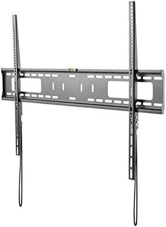 StarTech.com Flat Screen TV Wall Mount - Fixed - Heavy Duty Commercial Grade TV Wall Mount for 60” to 100” TVs - VESA Wall Mount (FPWFXB1) black Fixed 60"-100"