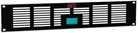 Apc Vent Panel - Black - with Temperature Display
