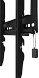 Atdec TH-40100-UF Heavy Duty Fixed Display TV Wall Mount with Lockable Security Bar for Displays up to 330-Pound, Black