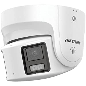 Hikvision usa Hikvision DS-2CD2387G2P-LSU/SL ColorVu 8MP Panoramic Turret IP Camera, 4mm Fixed Lens