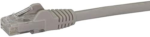 StarTech.com 14ft CAT6 Ethernet Cable - Gray CAT 6 Gigabit Ethernet Wire -650MHz 100W PoE RJ45 UTP Network/Patch Cord Snagless w/Strain Relief Fluke Tested/Wiring is UL Certified/TIA (N6PATCH14GR) Gray 14 ft / 4.26 m 1 Pack