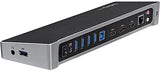 StarTech.com Triple Monitor USB 3.0 Laptop Docking Station - 4K HDMI, 2x DisplayPort - Universal USB Dock for Windows &amp; Mac OS (10.14 &amp; Above) (USB3DOCKH2DP) 3 x monitor|5 x USB-A 3.0