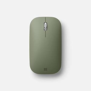 Microsoft Wireless Bluetooth Mouse (2022), Sculpted Design for Ultimate Comfort and Smooth Scrolling, up to 1 Year of Battery Life, 2.4G Range, Forest Color