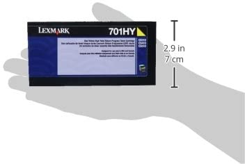 Lexmark 70C1HY0 Yellow High Yield Return Program Toner