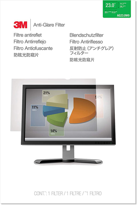 3M Anti-Glare Filter Clear, Matte - Dealtargets.com