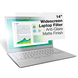 3M Anti-Glare Filter for 14" Widescreen Laptop (AG140W9B) 14.0" Widescreen Laptop - Dealtargets.com