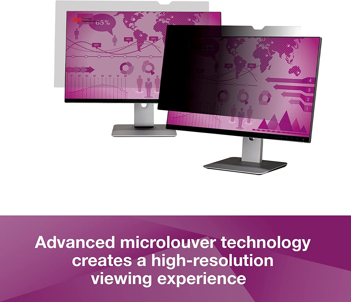 3M High Clarity Privacy Filter for 21.5" Widescreen Monitor (HC215W9B) - Dealtargets.com