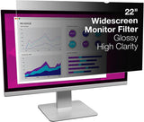 3M High Clarity Privacy Filter for 22" Widescreen Monitor (HC220W1B) 22.0" Widescreen Monitor - Dealtargets.com