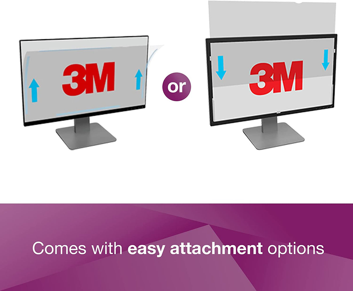 3M High Clarity Privacy Filter for 22" Widescreen Monitor (HC220W1B) 22.0" Widescreen Monitor - Dealtargets.com