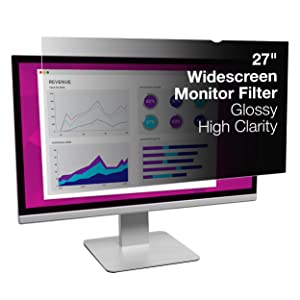 3M High Clarity Privacy Filter for 27" Monitor (HC270W9B) 27" Widescreen Monitor - Dealtargets.com