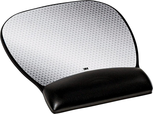 3M Precise Mouse Pad with Gel Wrist Rest, Soothing Gel Comfort with Durable, Easy to Clean Leatherette Cover, Optical Mouse Performance and Battery Saving Design, 9.2" x 8.7", Black (MW310LE) Vertex 8.7" x 9.2" Mouse Pad - Dealtargets.com