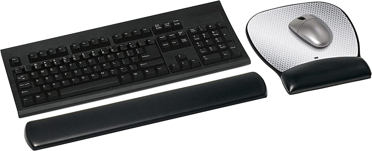 3M Precise Mouse Pad with Gel Wrist Rest, Soothing Gel Comfort with Durable, Easy to Clean Leatherette Cover, Optical Mouse Performance and Battery Saving Design, 9.2" x 8.7", Black (MW310LE) Vertex 8.7" x 9.2" Mouse Pad - Dealtargets.com