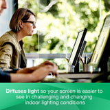 3M Privacy Filter Anti-Glare for 22" Widescreen Monitor (16:10) (AG220W1B),Clear 22.0" Widescreen Monitor - Dealtargets.com