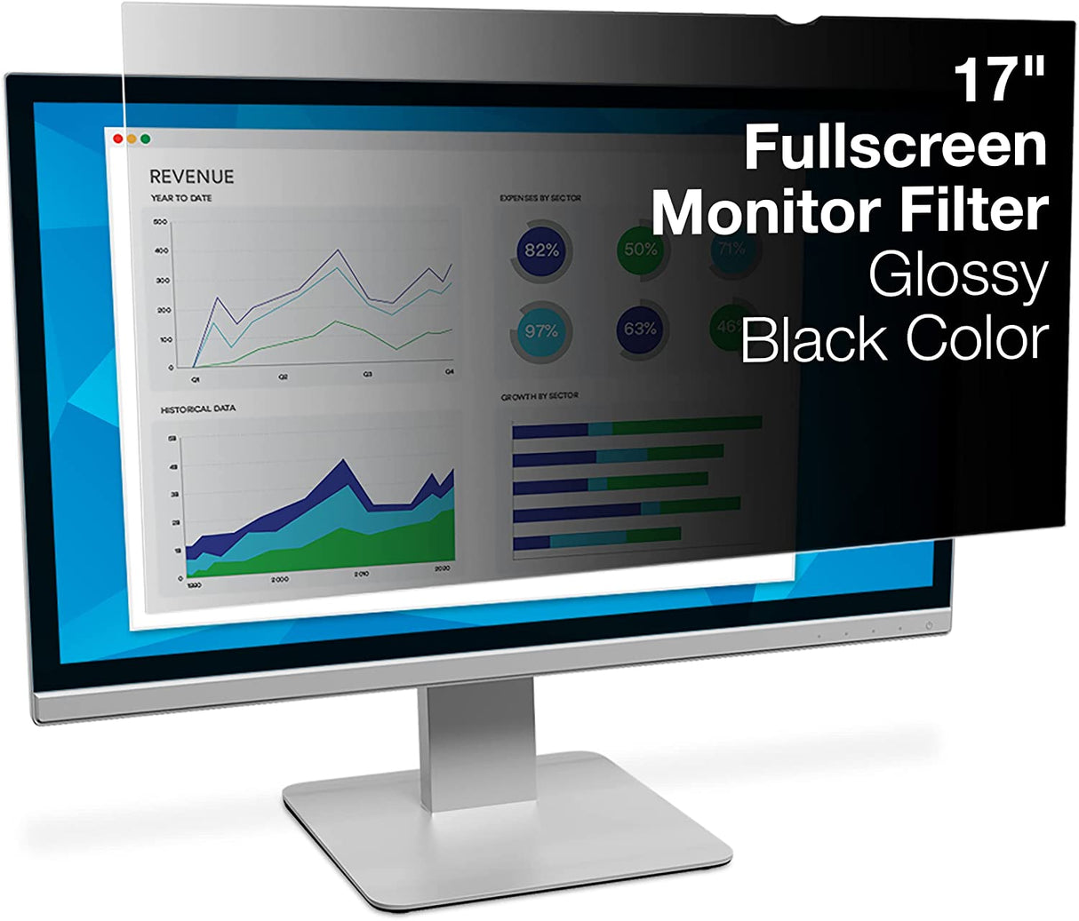 3M Privacy Filter for 17' Standard Monitor (PF170C4B) 17" Standard Monitor - Dealtargets.com