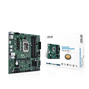 4, nvme ssd m.2 slots ASUS Pro Q670M-C-CSM LGA 1700 (Intel 12th Gen &amp; Intel vPro) mATX Motherboard (PCIe 4.0, DDR5 4800, 2xNVMe SSD M.2, USB 3.2 Gen 2, ASUS Boot), Black - Dealtargets.com