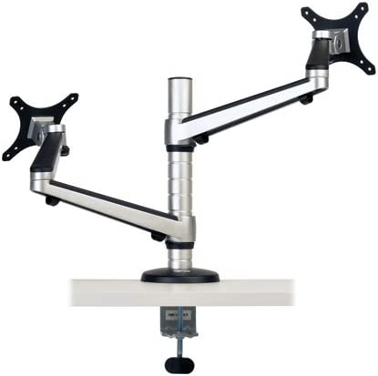 TRIPP LITE Dual Display LCD Desk Mount Arm Swivel Tilt 13-Inch-27-Inch Flat Panel