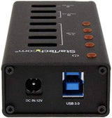 StarTech.com 7 Port USB 3.0 Charging Hub - 4 x USB-A, 3 x USB-A Dedicated Charging Ports - Powered Mountable USB Charging Station (ST4300U3C3) 4 Port + 3 Charge Port