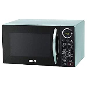 RCA RMW953-BLUE RMW953 0.9-Cubic Feet Microwave Oven with Oversized Display, Blue Blue Microwave Oven