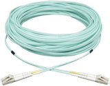 Tripp Lite 10Gb Duplex Multimode 50/125 OM3 LSZH Fiber Patch Cable, (LC/LC) - Aqua, 8M (26-ft.)(N820-08M) 8M OM3
