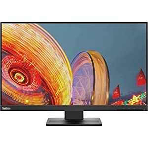 Lenovo ThinkVision E24q-20 23.8" WQHD WLED LCD Monitor - 16:9 - Raven Black