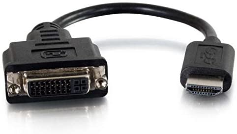 C2g/ cables to go C2G/Cables to Go 41352 HDMI Male to Single Link DVI-D Female Adapter Converter Dongle HDMI Male to Single Link DVI Female