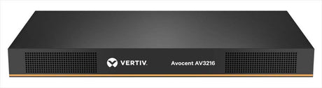 Vertiv Avocent AV3000 Rackmount KVM Over IP Switch, 16 Port KVM switches, Common Access Card (CAC), Local and Remote Access, Centralized Management, VGA, DisplayPort, DVI, HDMI, VGA Cable (AV3216-400) 16-Port KVM over IP
