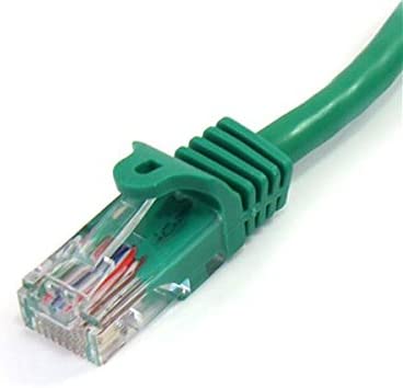 StarTech.com Cat5e Ethernet Cable - 5 ft - Green- Patch Cable - Snagless Cat5e Cable - Short Network Cable - Ethernet Cord - Cat 5e Cable - 5ft 5 ft / 1.5m Green